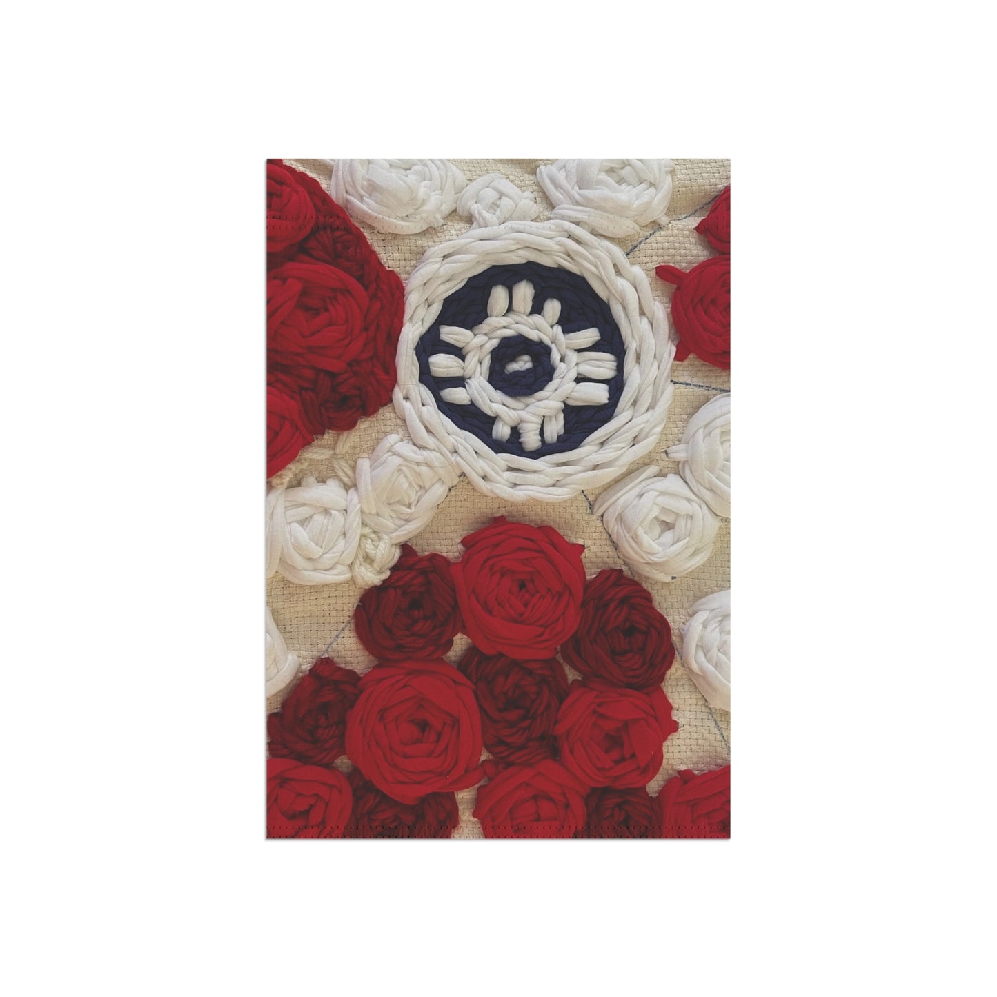 Wichita Roots Garden Banner, Outdoor Decor, Yard Flag, Home & Garden Gift, Rose Design, Spring Decoration