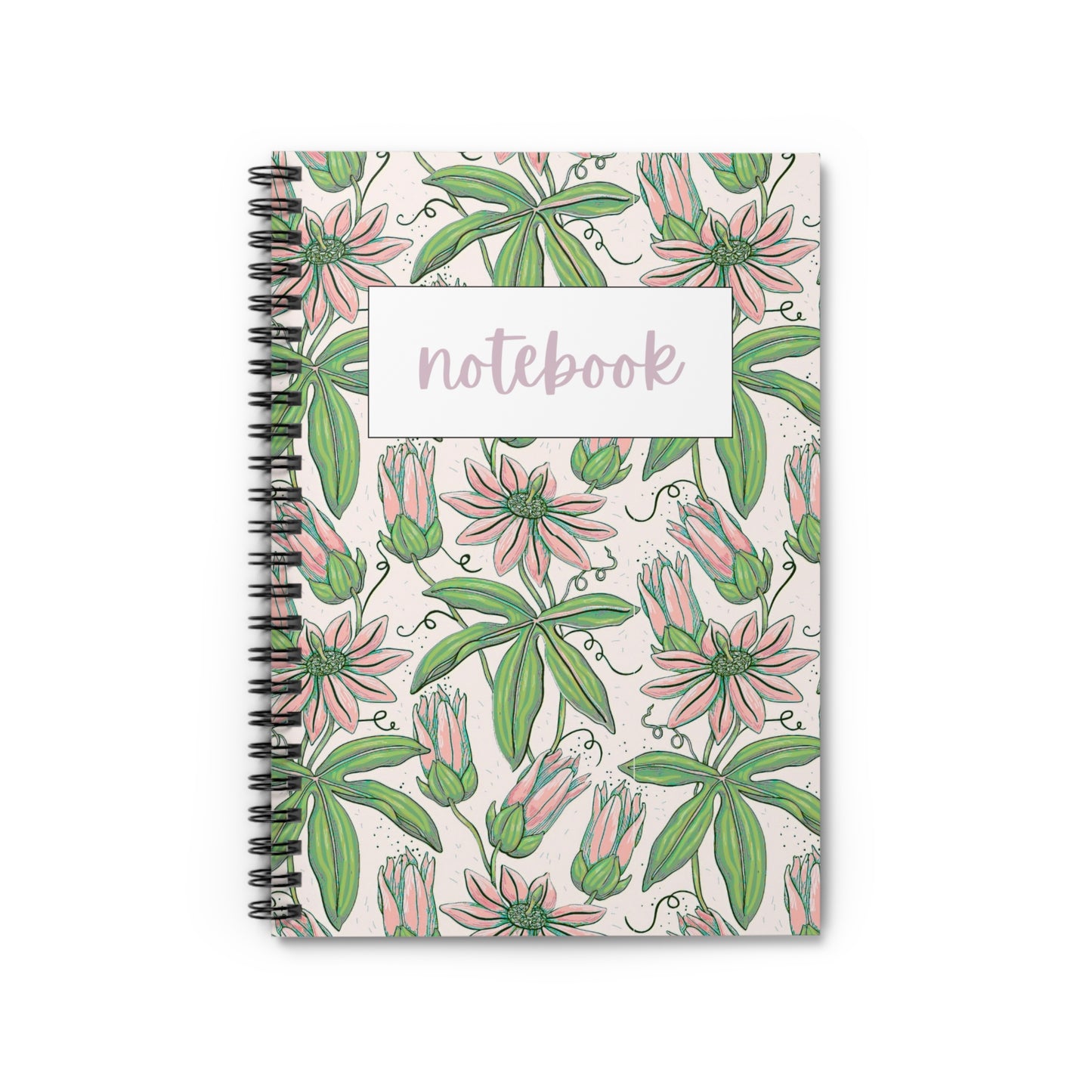 Floral Spiral Notebook, Journaling, School Supplies, Gift for Her, Floral Stationery, Nature Inspired Writing
