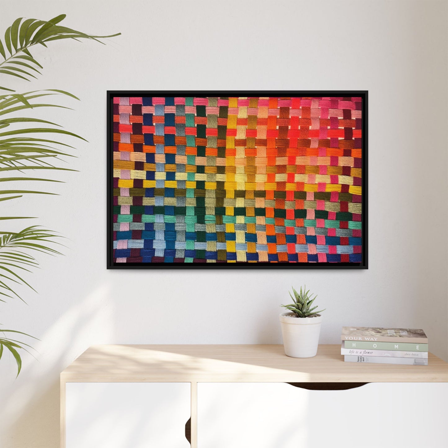 Polychrome Lion Framed Canvas Art - Vibrant Wall Decor, Modern Aesthetic, Perfect for Home or Office, Gift Idea for Art Lovers, Living Room [...]
