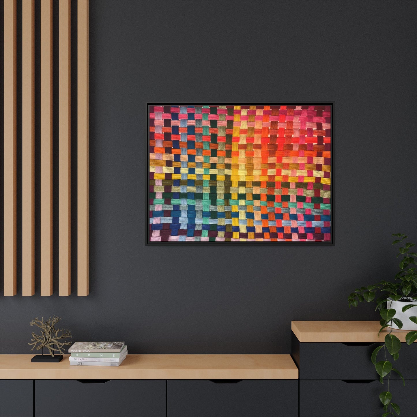 Polychrome Lion Framed Canvas Art - Vibrant Wall Decor, Modern Aesthetic, Perfect for Home or Office, Gift Idea for Art Lovers, Living Room [...]