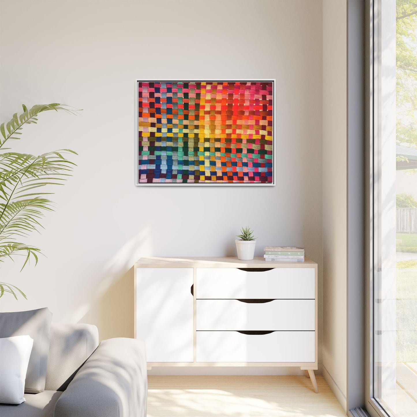 Polychrome Lion Framed Canvas Art - Vibrant Wall Decor, Modern Aesthetic, Perfect for Home or Office, Gift Idea for Art Lovers, Living Room [...]