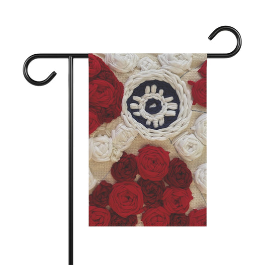 Wichita Roots Garden Banner, Outdoor Decor, Yard Flag, Home & Garden Gift, Rose Design, Spring Decoration
