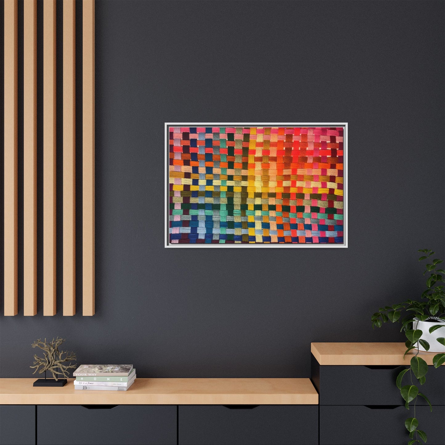 Polychrome Lion Framed Canvas Art - Vibrant Wall Decor, Modern Aesthetic, Perfect for Home or Office, Gift Idea for Art Lovers, Living Room [...]