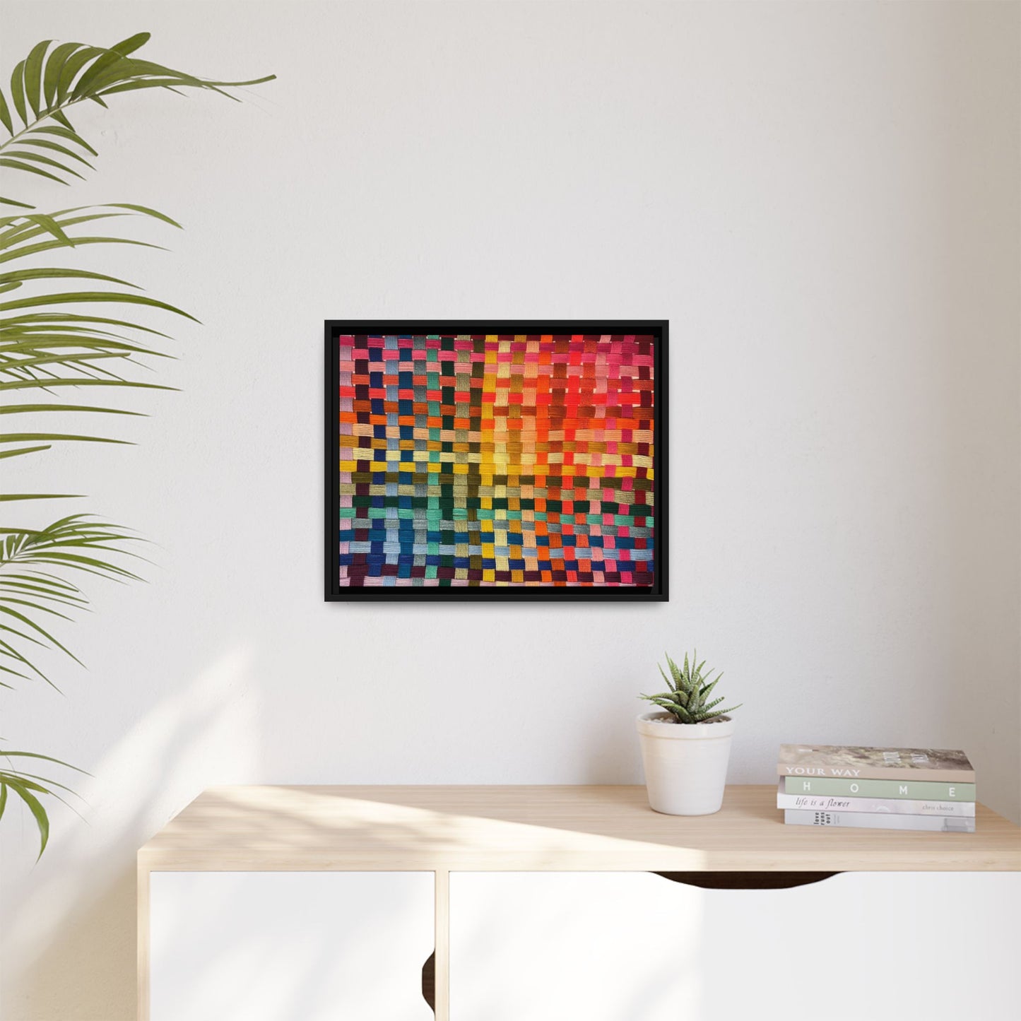 Polychrome Lion Framed Canvas Art - Vibrant Wall Decor, Modern Aesthetic, Perfect for Home or Office, Gift Idea for Art Lovers, Living Room [...]