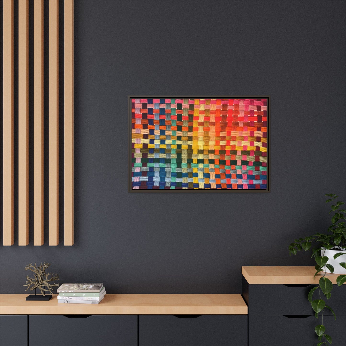 Polychrome Lion Framed Canvas Art - Vibrant Wall Decor, Modern Aesthetic, Perfect for Home or Office, Gift Idea for Art Lovers, Living Room [...]
