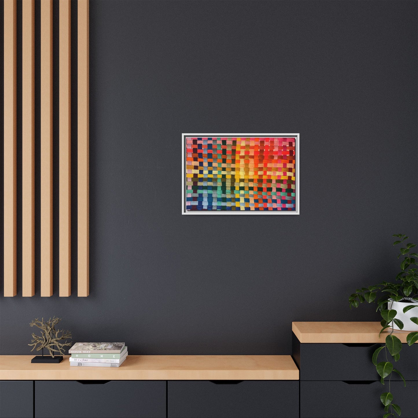 Polychrome Lion Framed Canvas Art - Vibrant Wall Decor, Modern Aesthetic, Perfect for Home or Office, Gift Idea for Art Lovers, Living Room [...]
