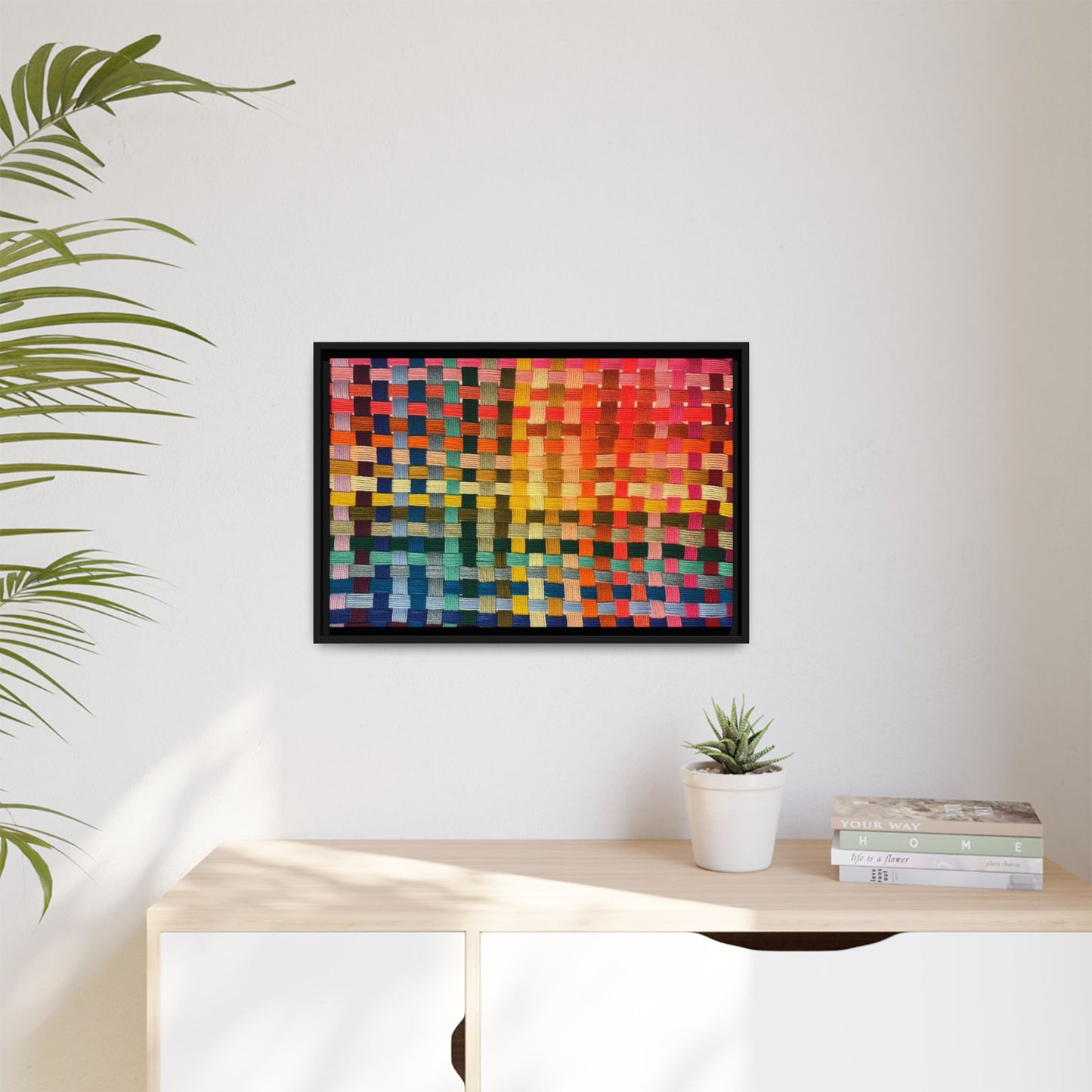 Polychrome Lion Framed Canvas Art - Vibrant Wall Decor, Modern Aesthetic, Perfect for Home or Office, Gift Idea for Art Lovers, Living Room [...]