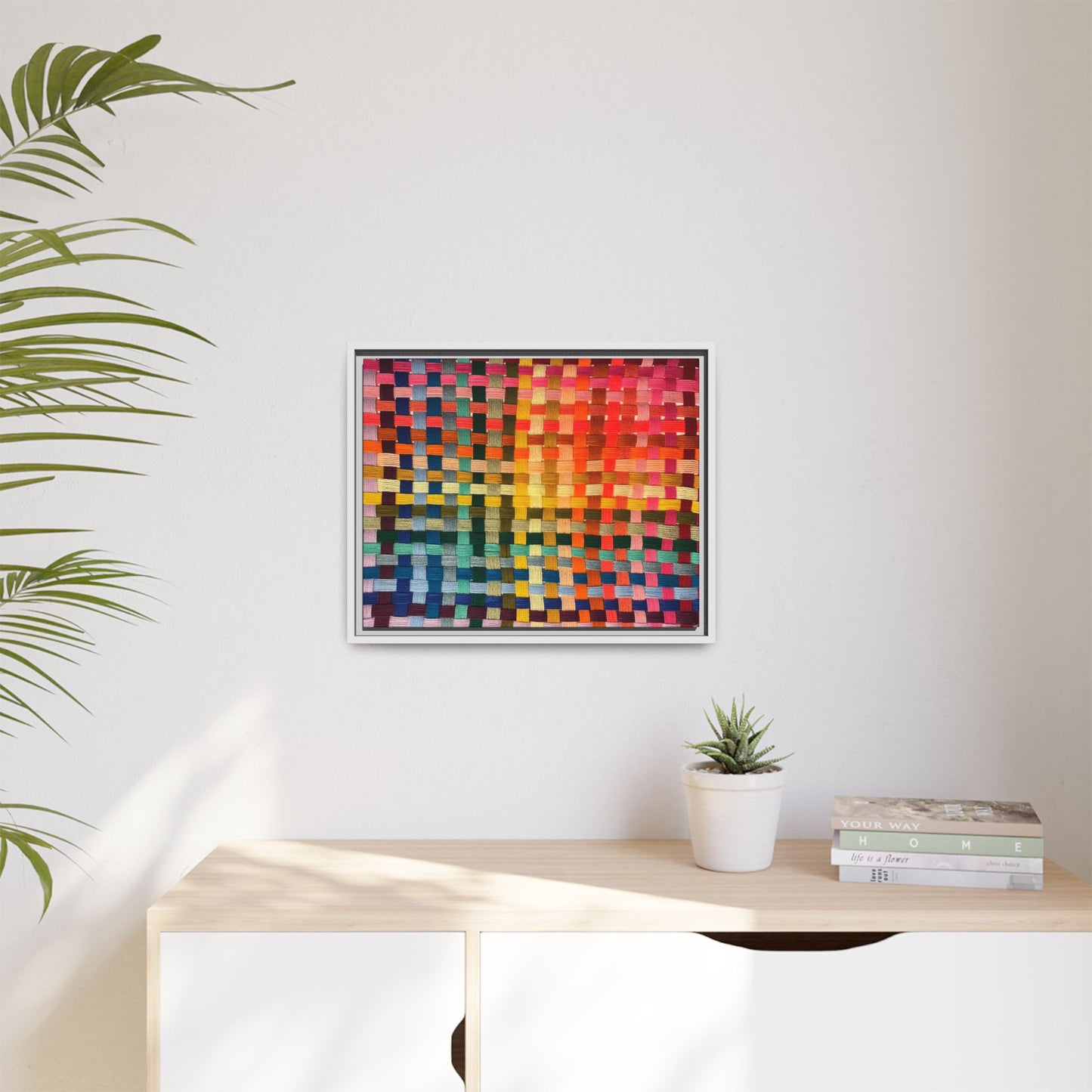 Polychrome Lion Framed Canvas Art - Vibrant Wall Decor, Modern Aesthetic, Perfect for Home or Office, Gift Idea for Art Lovers, Living Room [...]