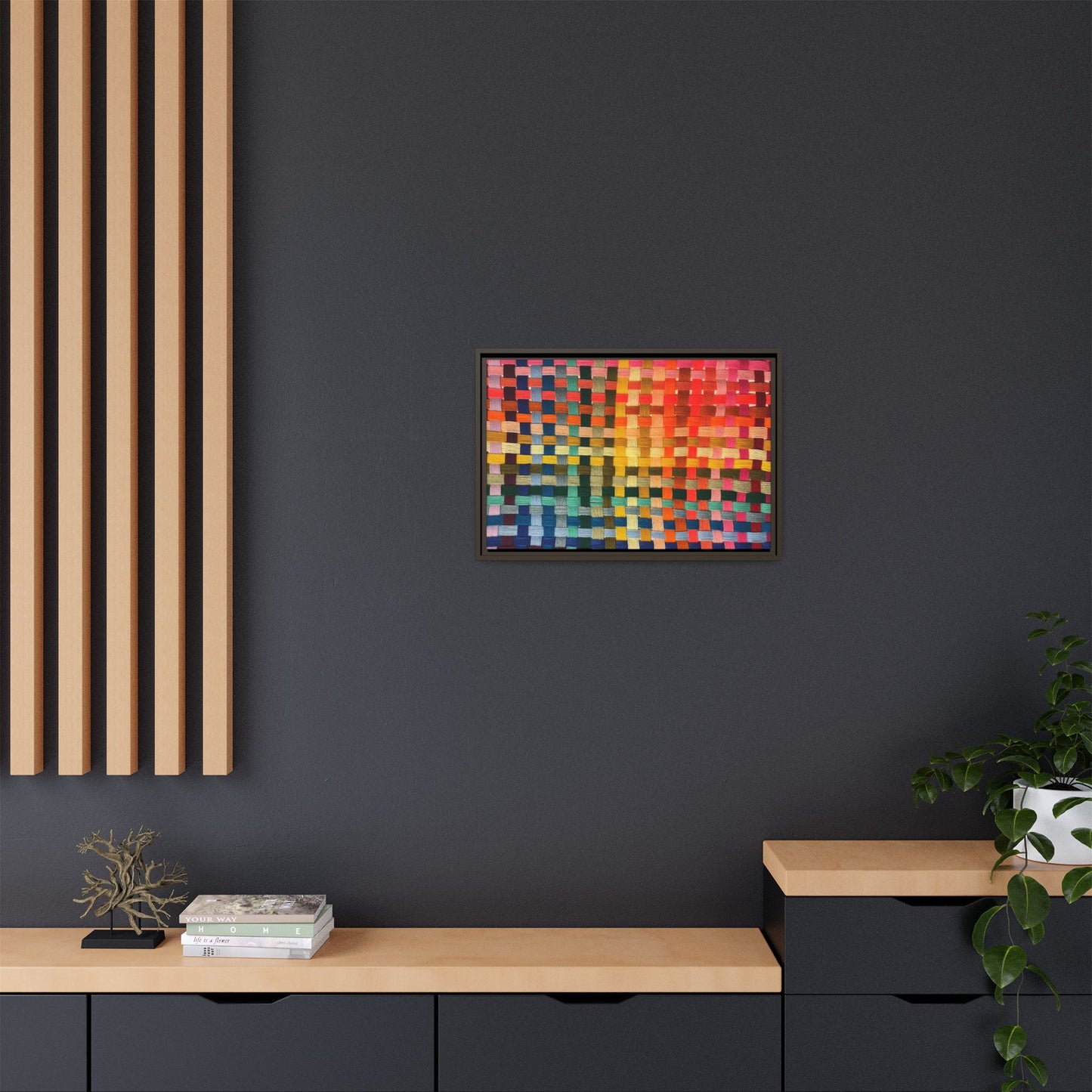 Polychrome Lion Framed Canvas Art - Vibrant Wall Decor, Modern Aesthetic, Perfect for Home or Office, Gift Idea for Art Lovers, Living Room [...]