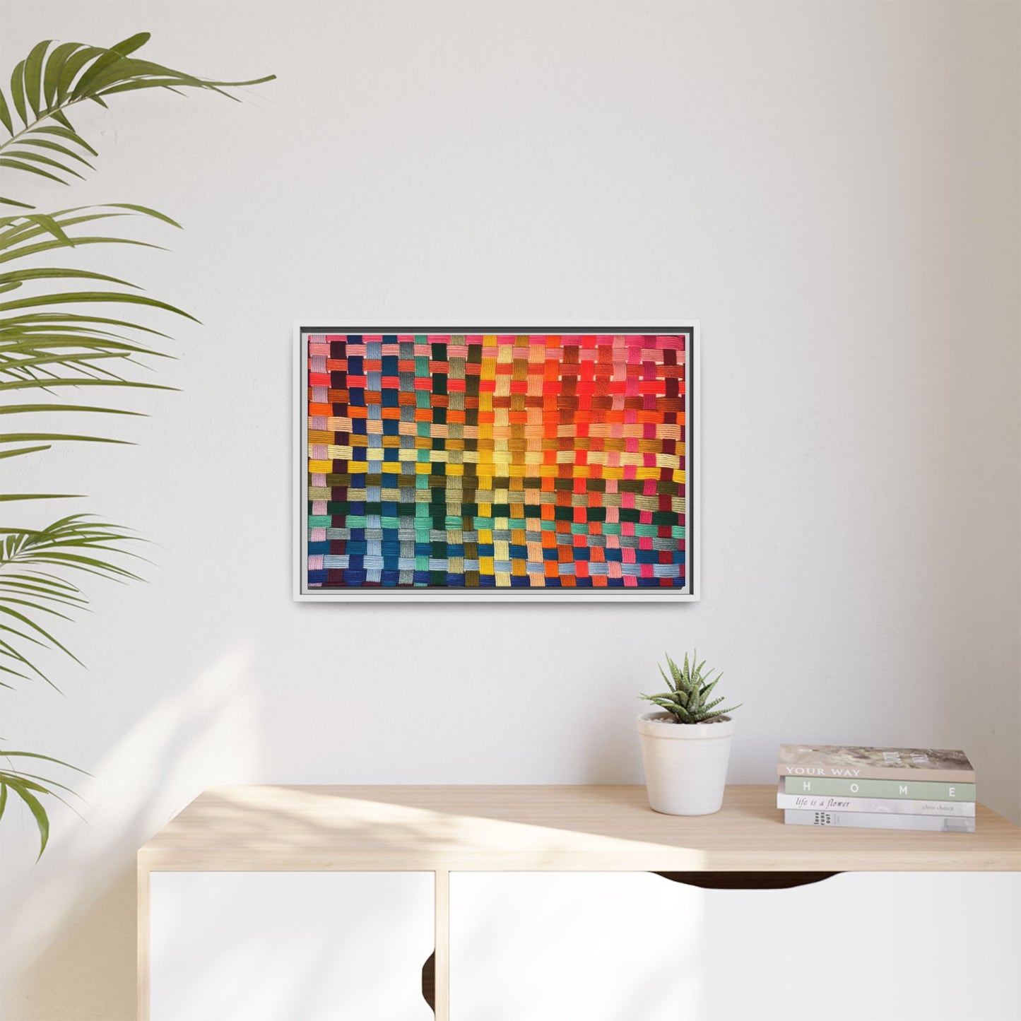 Polychrome Lion Framed Canvas Art - Vibrant Wall Decor, Modern Aesthetic, Perfect for Home or Office, Gift Idea for Art Lovers, Living Room [...]