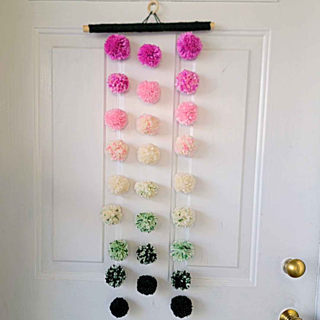 Thriving Pompom Wall Hanging