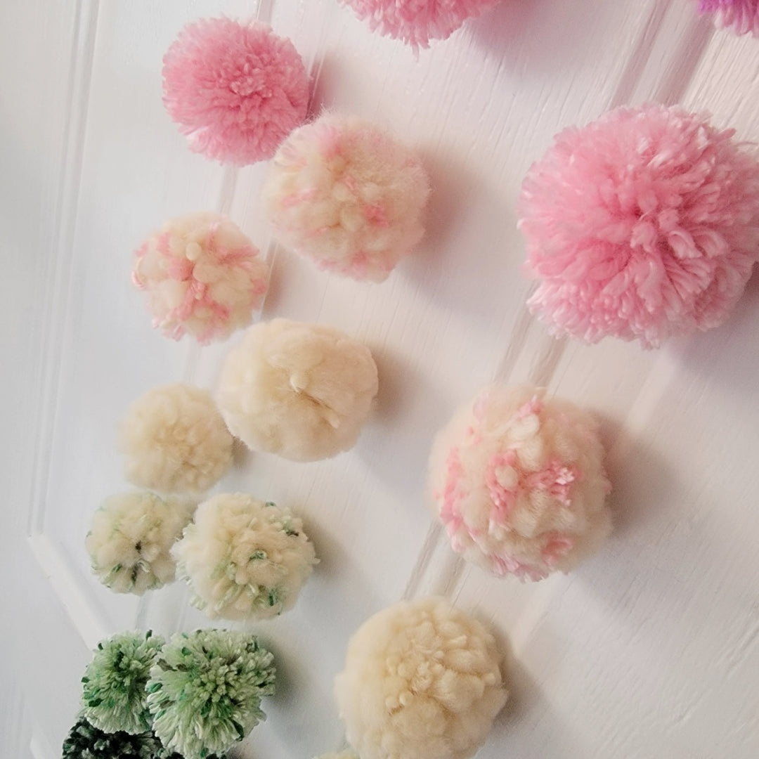 Thriving Pompom Wall Hanging