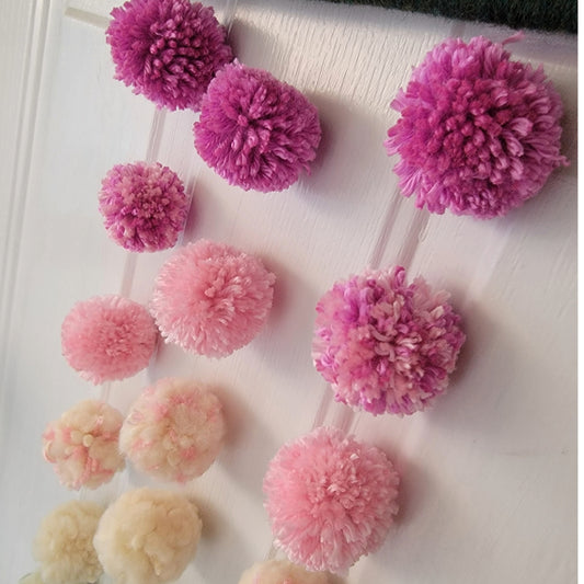 Thriving Pompom Wall Hanging